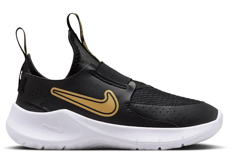 Nike Flex Runner 3 Black White Metallic Gold (FN1449-006)
