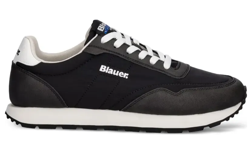 Blauer Falcon 01 logo-print panelled “Black” (S6FALCON01)