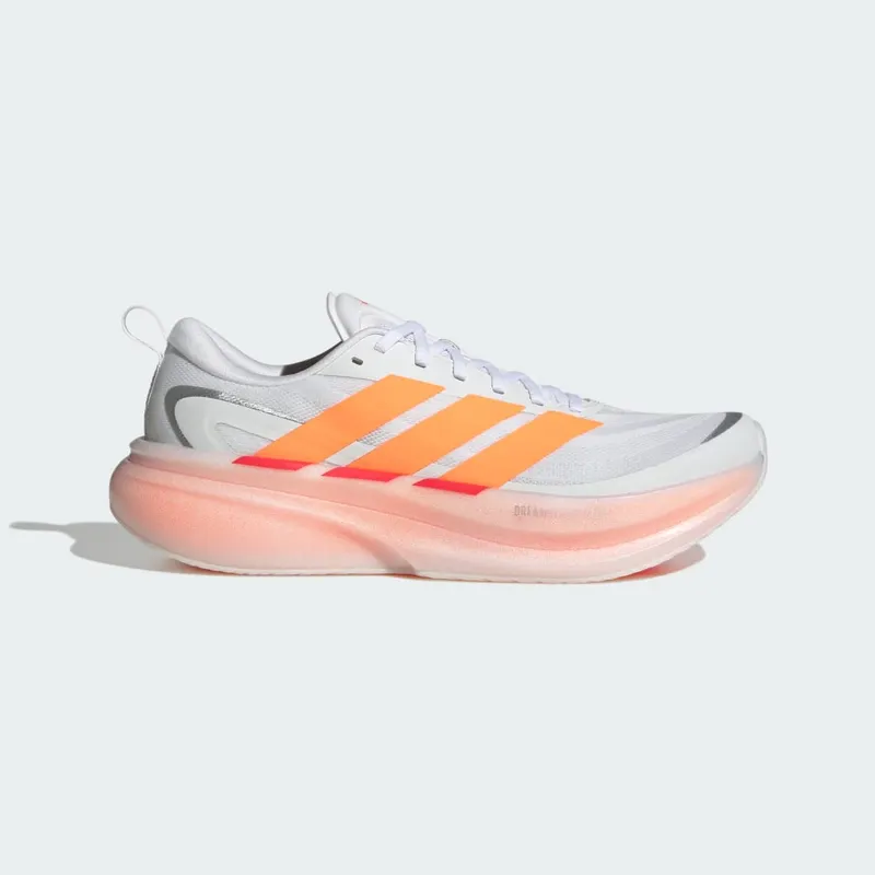 Adidas SUPERNOVA GLIDE M Running Shoes Cloud White / Lucid Orange / Lucid Red (KJ8757)