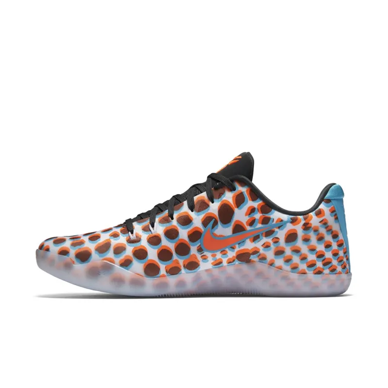 Nike Kobe 11 3D Cool Grey/Total Crimson-Chlorine Blue (836183-084)