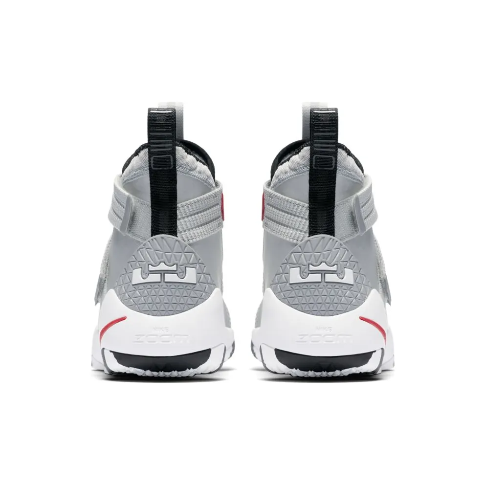Nike LeBron Zoom Soldier 11 Silver Bullet Metallic Silver/White-Black-Varsity Red (897646-007)