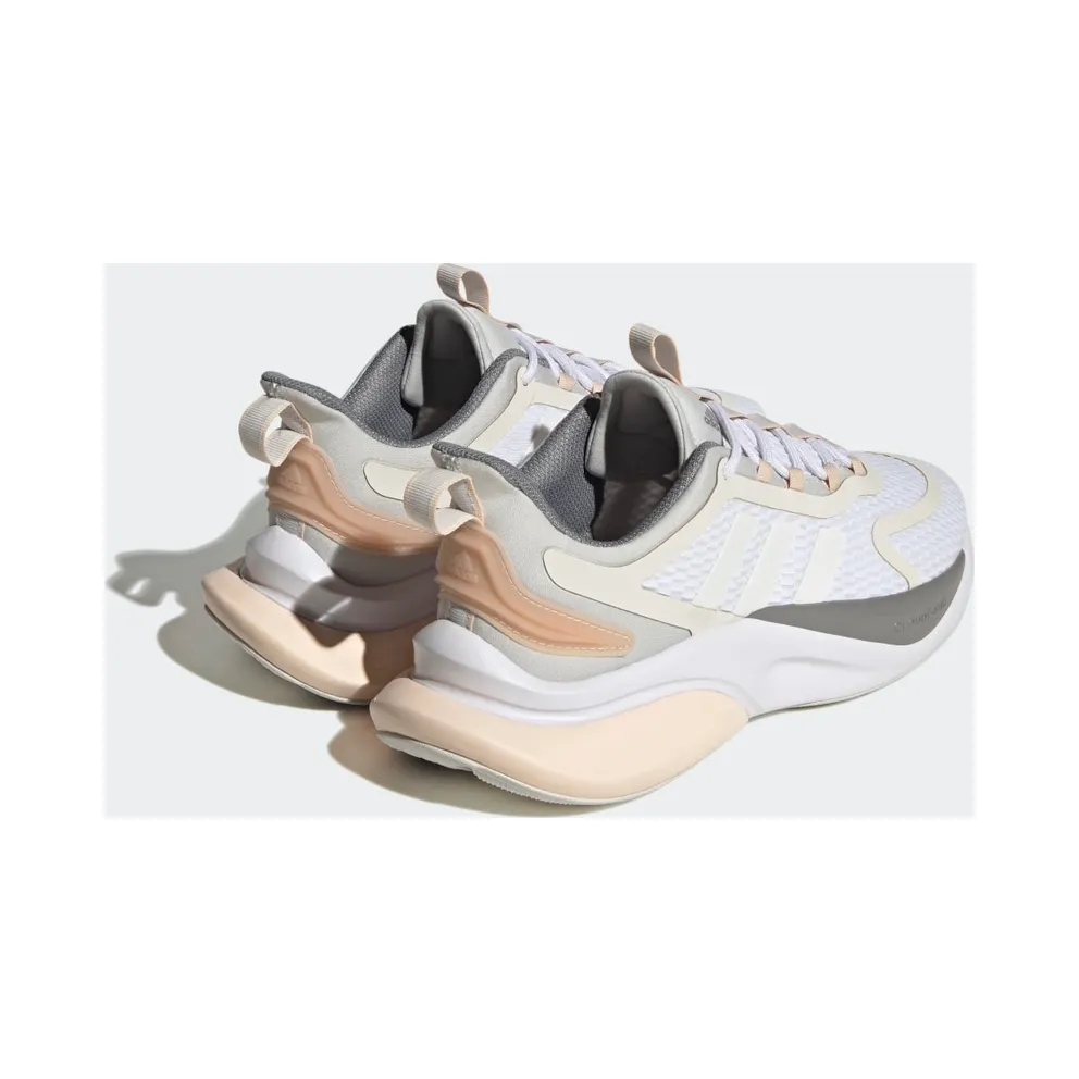 Adidas Alphabounce+ Sustainable Bounce Lifestyle Running Cloud White / Zero Metalic / Grey Three (HP6147)