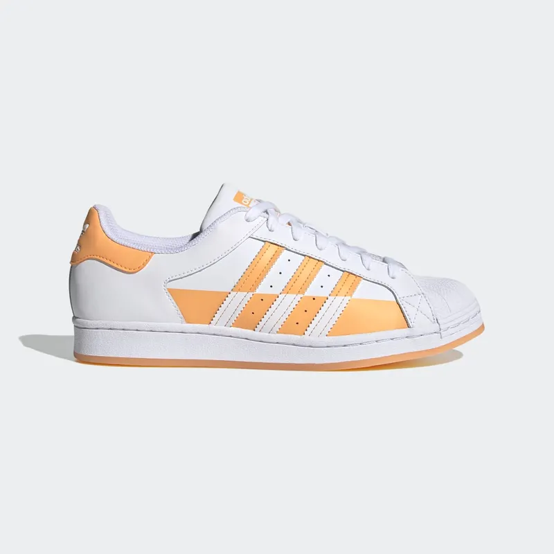 adidas Superstar Cloud White / Core Black / Hazy Orange (FY7702)