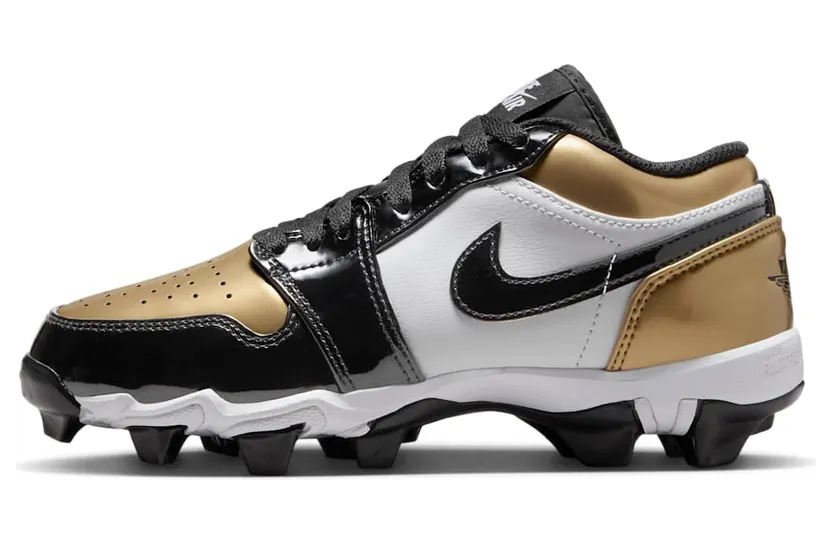Jordan 1 Low Cleat Patent Gold Toe (HF6885-701)