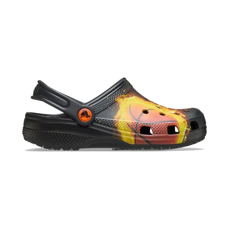Crocs Classic Flaming BBall Clog Black (211590-001)