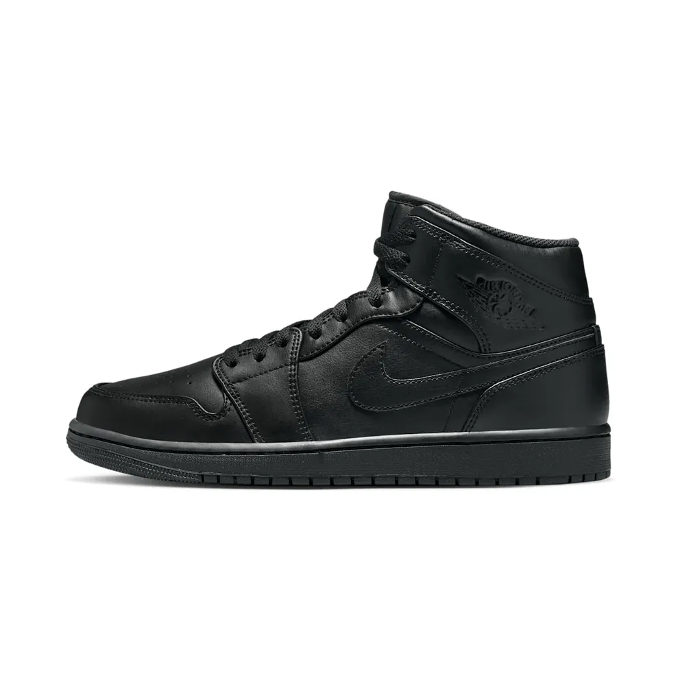 Air Jordan 1 Mid Schwarz (554724-093)