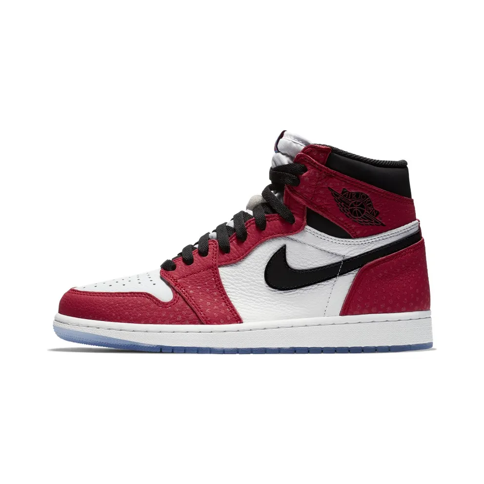 Air Jordan 1 Retro High OG ‘Chicago Crystal’ (Spider-Man Origin Story) (2018) (555088-602)