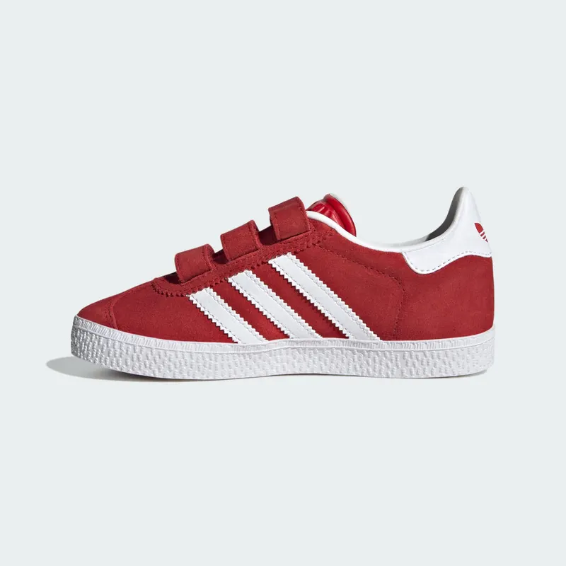 Adidas Gazelle Kids Better Scarlet / Cloud White / Gold Metallic (IF5971)