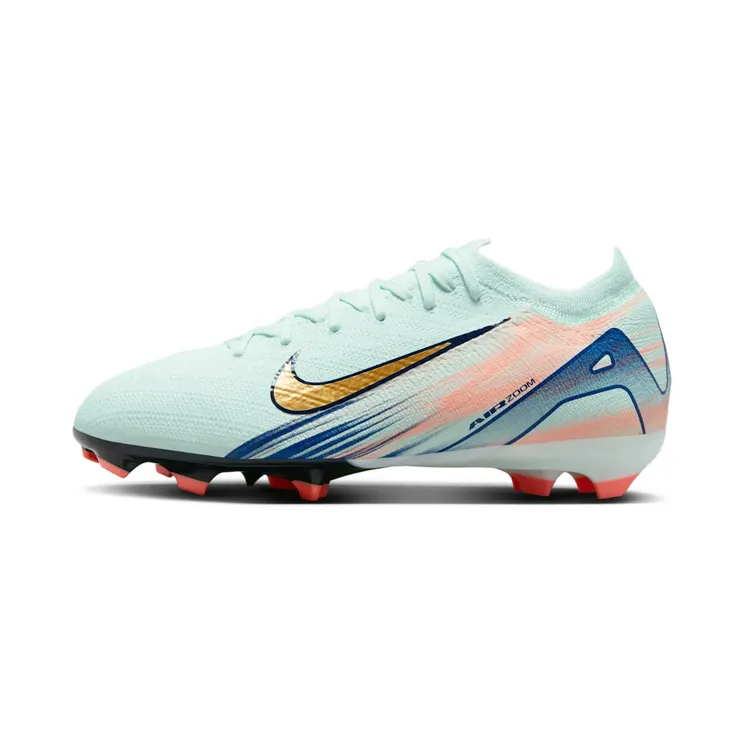 Nike Jr. Vapor 16 Pro Mercurial Dream Speed “Barely Green / Crimson Pulse / Metallic Gold Coin” (HM4983-300)