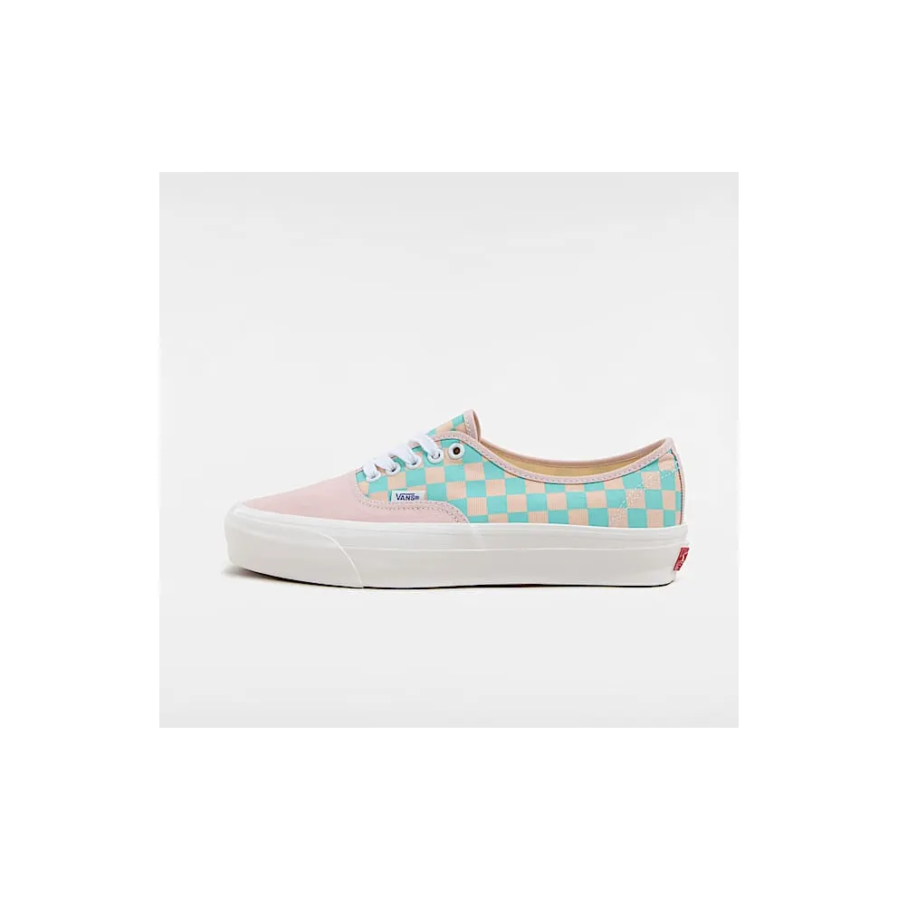 Vans Premium Authentic Sepia Rose Pink Teal Blue Checkerboard (VN000EBNO3N)