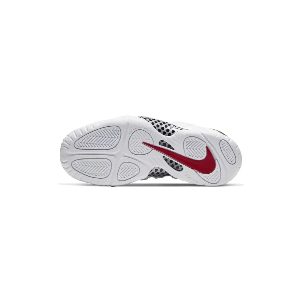 Nike Air Foamposite Pro White Black University Red (GS) White/Black-University Red (644792-103)