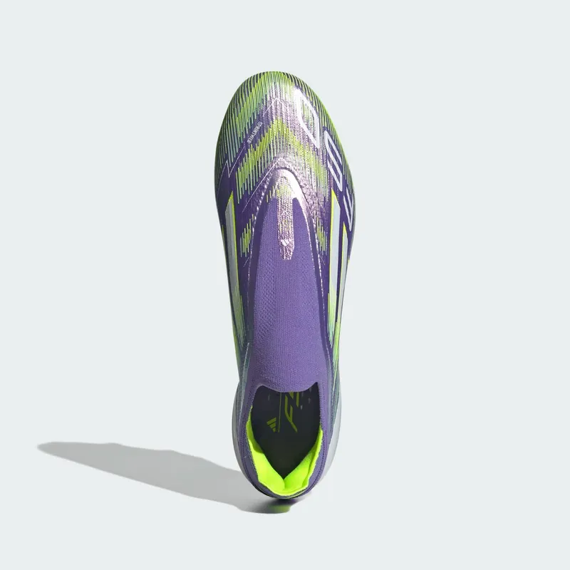 adidas F50 Elite Laceless SG Purple Rush Cloud White Lucid Lemon (JH7642)