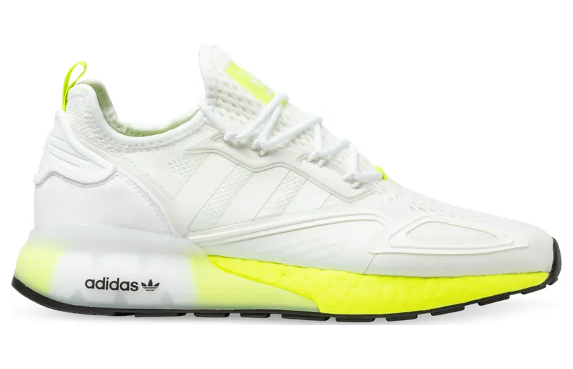 Adidas ZX 2K Boost ‘White Solar Yellow’ Cloud White/Cloud White/Solar Yellow (FW0480)