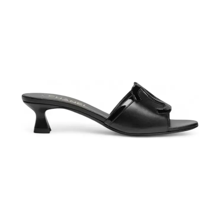 Chanel Lambskin Mule Black (G47252-B24302-94305)
