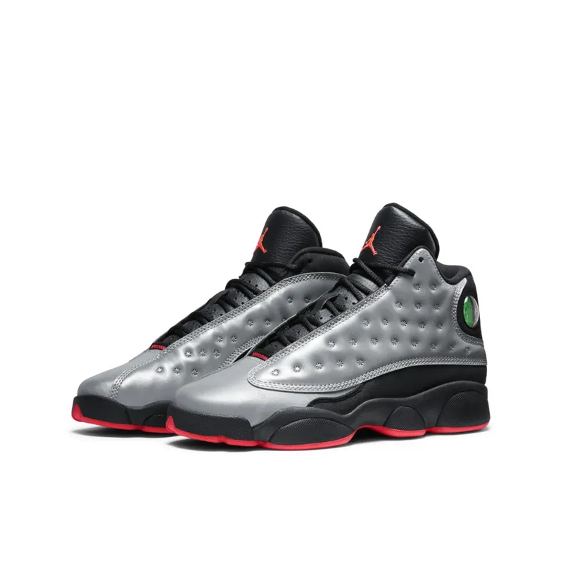 Jordan 13 Retro Infrared 23 (GS) Rflct Slv/Infrrd 23/Black (696299-023)