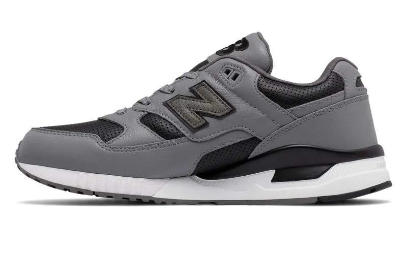 New Balance 530 Lux Leather Steel Grey Black Steel Grey/Black (M530VTA)