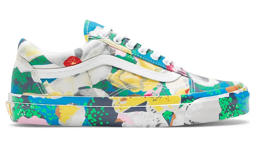 Vans Kenzo x OG Old Skool LX ‘Floral Yellow’ Floral Yellow/True White (VN0A4P3X01H)