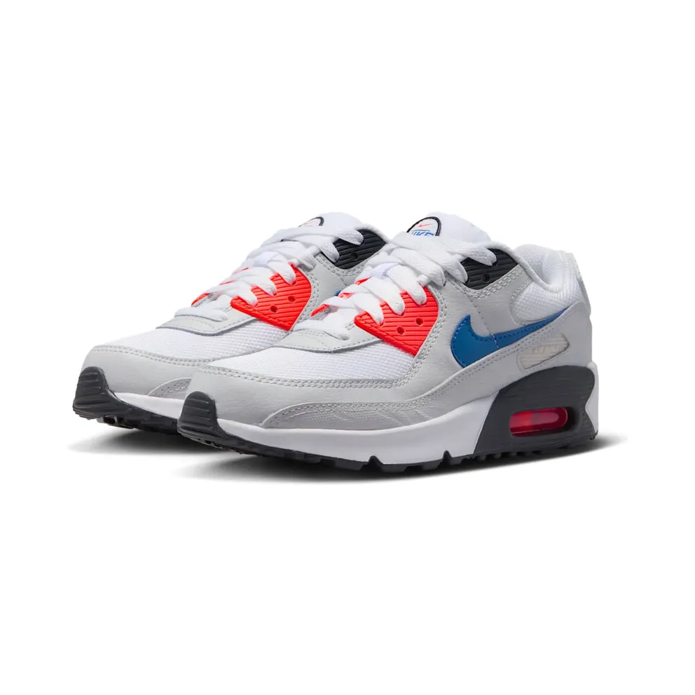 Nike Air Max 90 White/Photon Dust/Bright Crimson/Game Royal (IR3589-100)