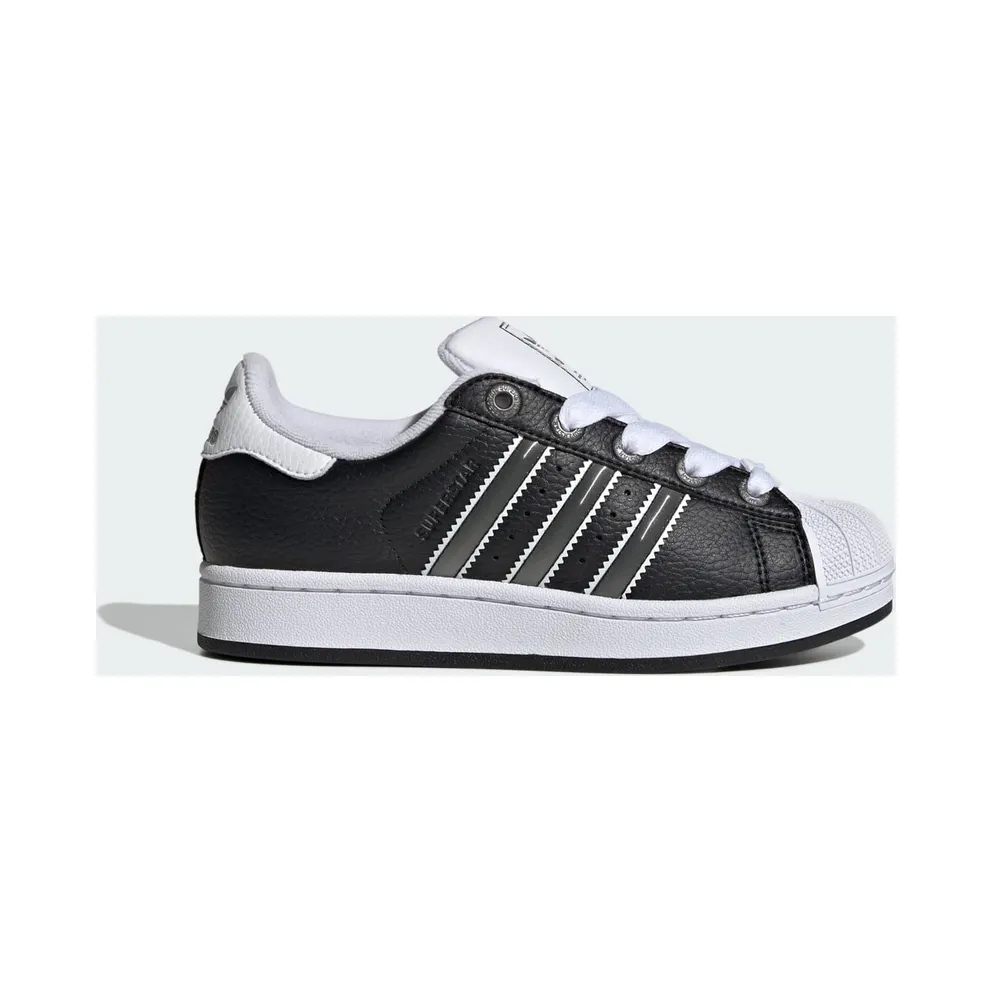 Adidas Superstar II Kids Core Black / Matte Silver / Cloud White (JQ0314)