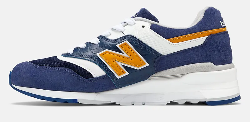 New Balance 997 MiUSA Navy Mustard (M997PAN)