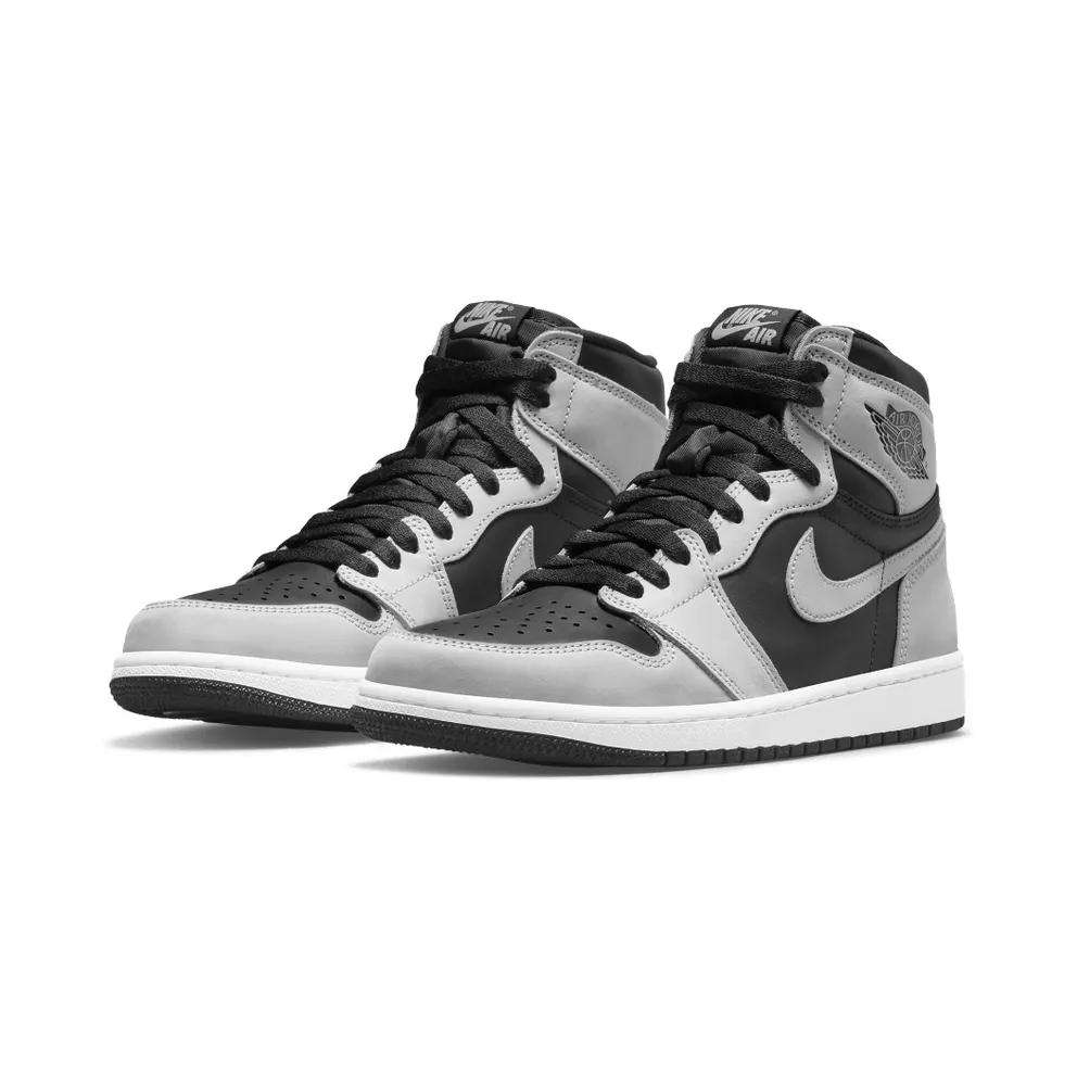 Jordan 1 Retro High Black White Light Smoke Grey (555088-035)