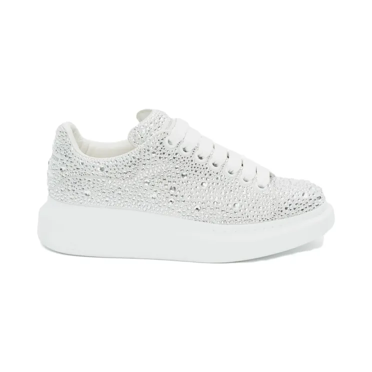 Alexander McQueen Oversized White Crystal