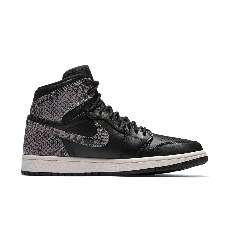 Jordan 1 Retro High Black Snake (W) Black/Black-Phantom (AH7389-014)
