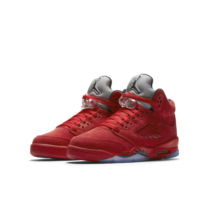 Jordan 5 Retro Red Suede (GS) (440888-602)
