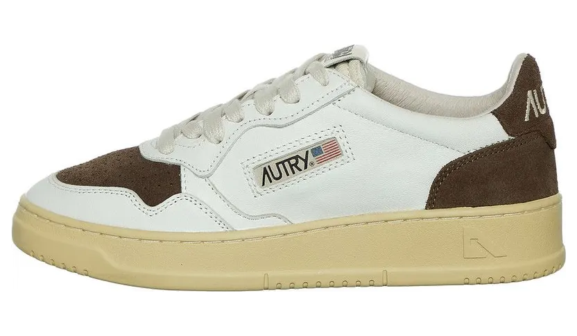 Autry Medalist Low White / Cigar (AULWSL06) (4)