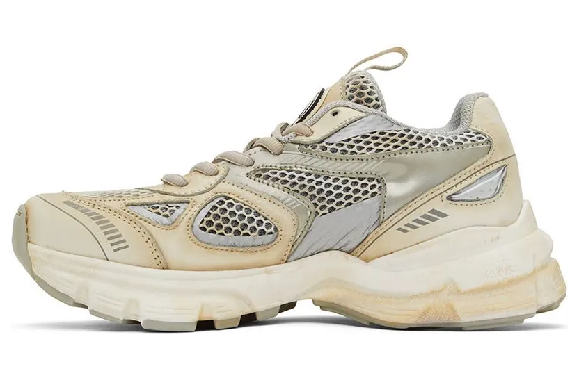 Axel Arigato SSENSE Exclusive Grey & Off-White Marathon Runner Sneakers (33113) (3)