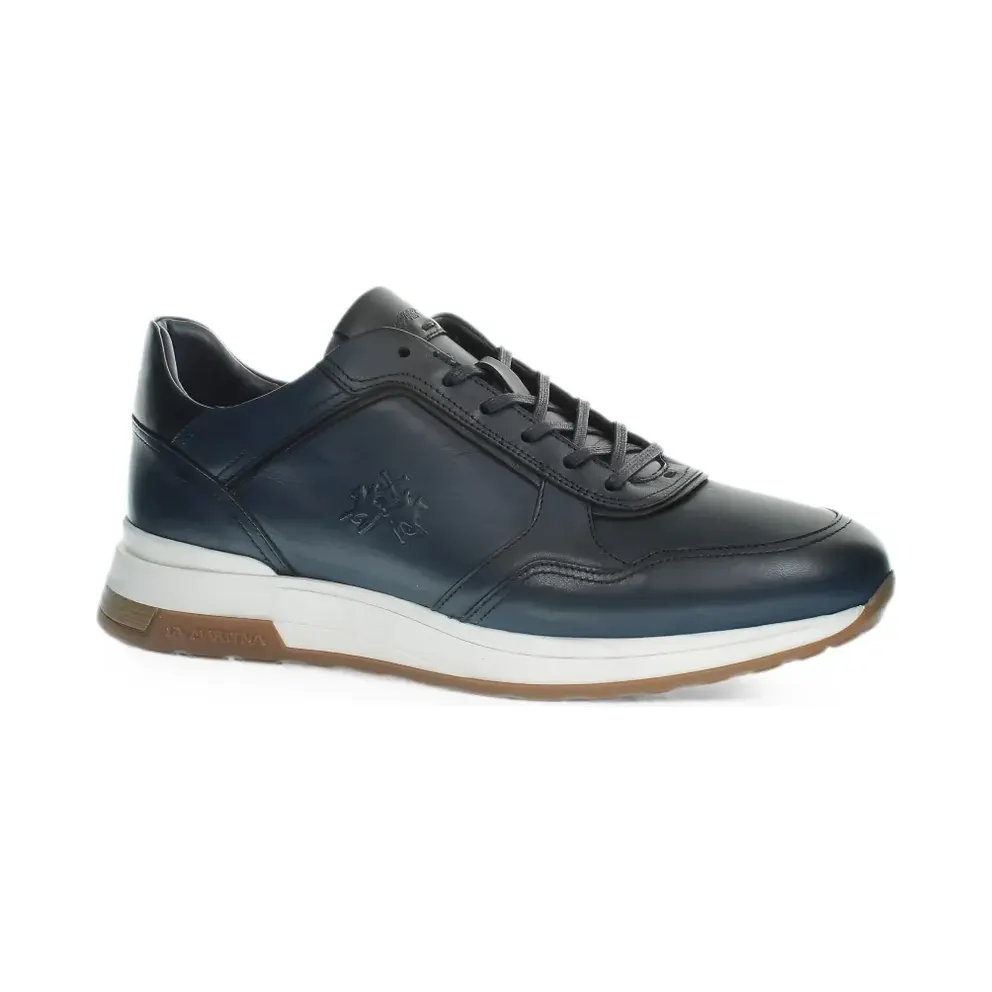 La Martina Buttero leren – Blue (LFM2420603110)