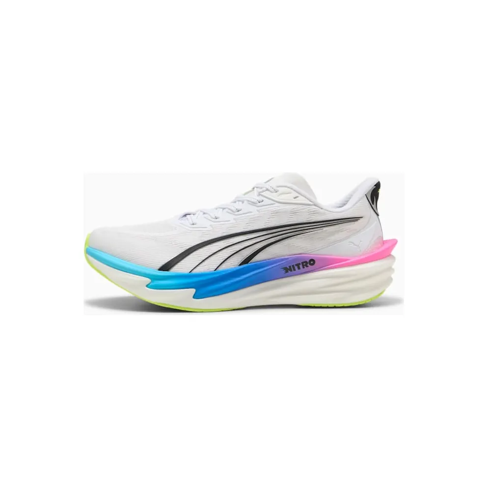 Puma Deviate Nitro Puma White / Poison Pink / Ultra Blue (312123-10)
