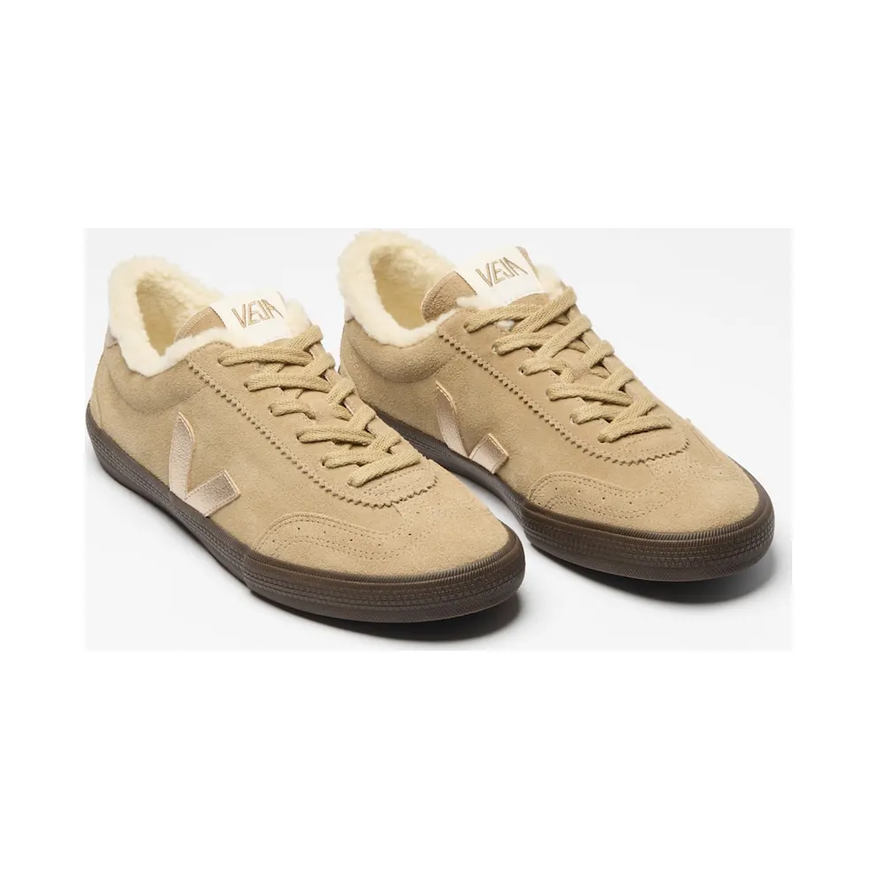Veja Volley Suede with Shearling Lining Platinum (VU0321860)