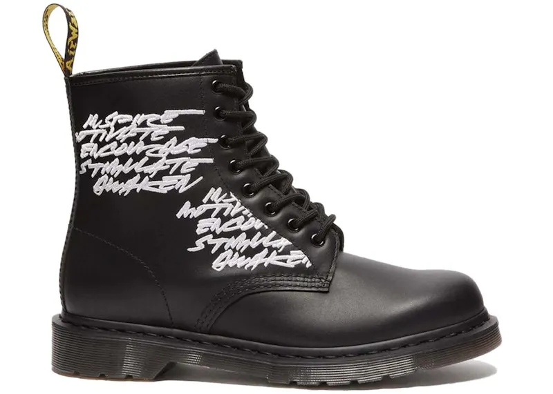 Dr. Martens 1460 Futura Laboratories Embroidered Black Leather (27596001)