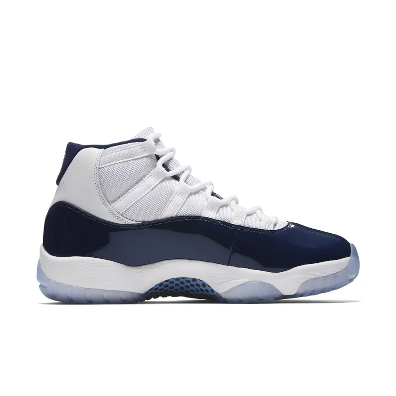 Jordan 11 Retro UNC Win Like 82 White/University Blue-Midnight Navy (378037-123)