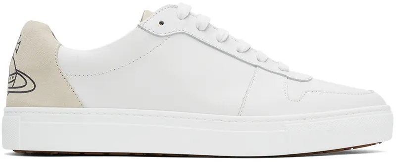Vivienne Westwood White Apollo Trainer Low (75020002M-L0005-)