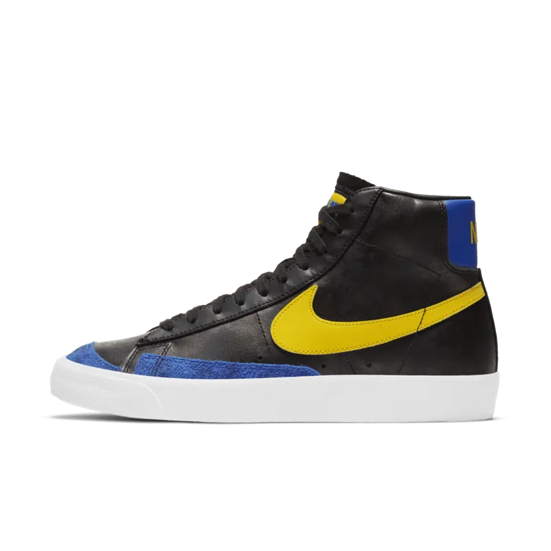 Nike Blazer Mid Peace, Love & Basketball Black/Speed Yellow-Game Royal-White (DC1414-001)