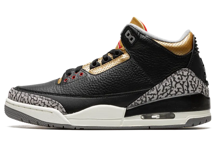 AIR Jordan 3 “Black Cement Gold” (CK9246-067)