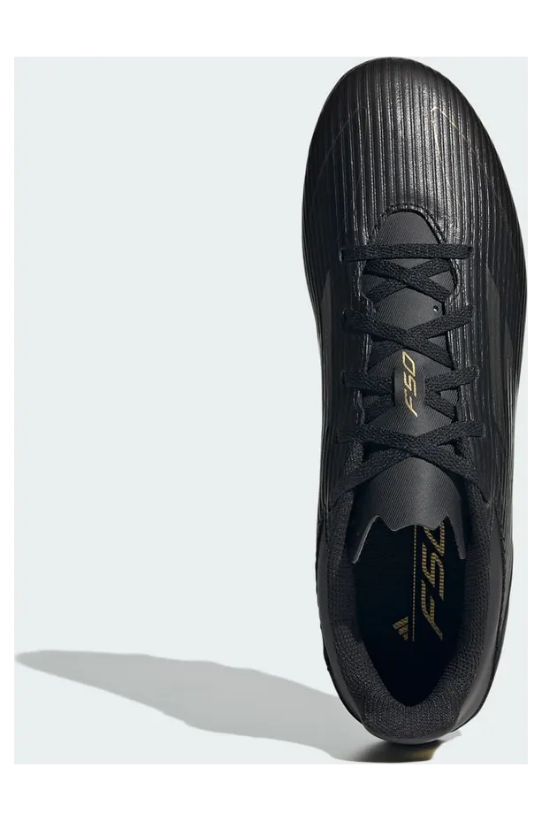 adidas F50 Club FG Core Black Iron Metallic Gold Metallic (IE0614)