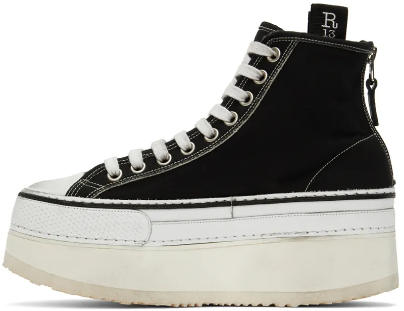 R13 Black Courtney Platform (R13S0071-001)