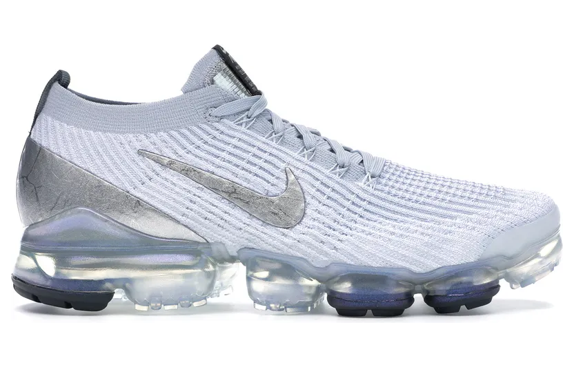 Nike Air VaporMax Flyknit 3 White Reflect Silver