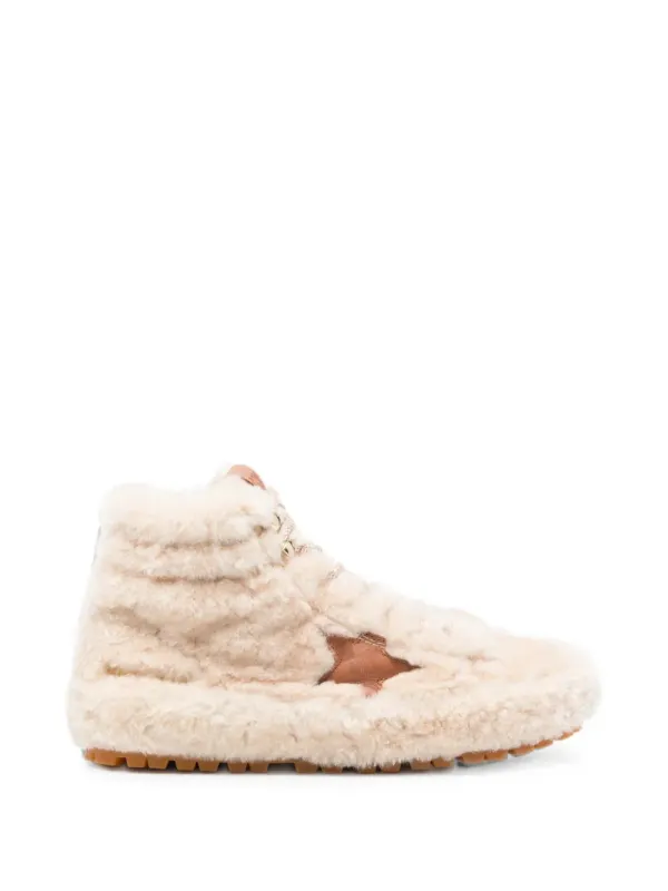 Golden Goose Francy lammy sneakers – Beige (GWF01009F007864)