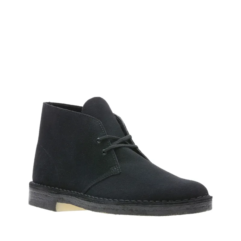 Clarks Originals Desert Boot Black Suede (26155480)