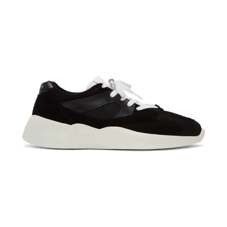 Essentials Black Distance Sneakers (ES02W19U-SRLEFABLWH)