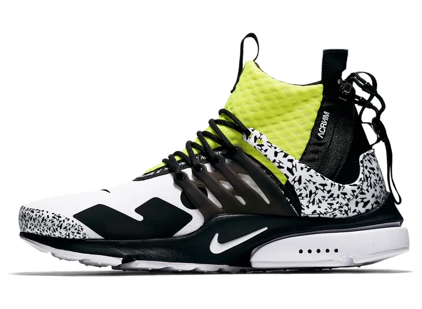 Nike Air Presto Mid x Acronym – Dynamic Yellow (AH7832-100)