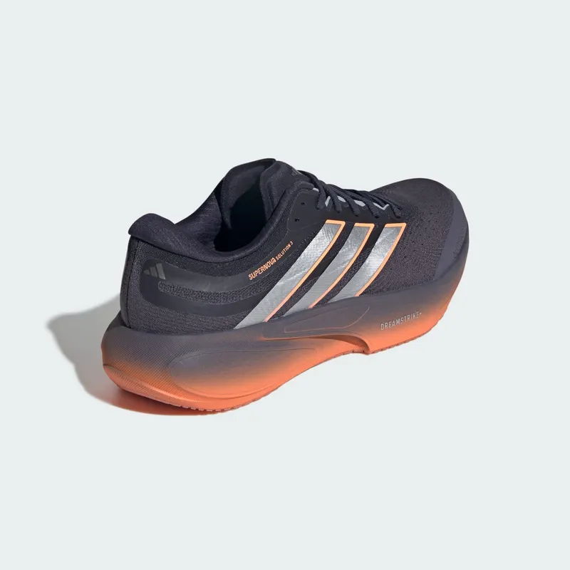 Adidas SUPERNOVA SOLUTION 3 Running Shoes Aurora Onix / Silver Metallic / Lucid Orange (JQ5907)