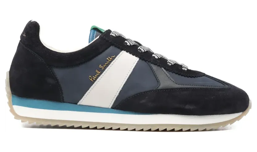 Paul Smith Vignola gestreepte sneakers – Blauw (M1SVIG07ULEA)