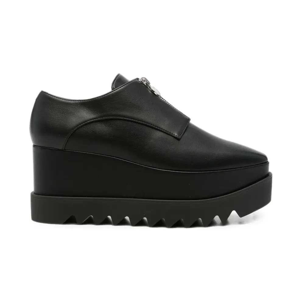 Stella McCartney Elyse Plateau- mit Reißverschluss – Black (810744E00291)