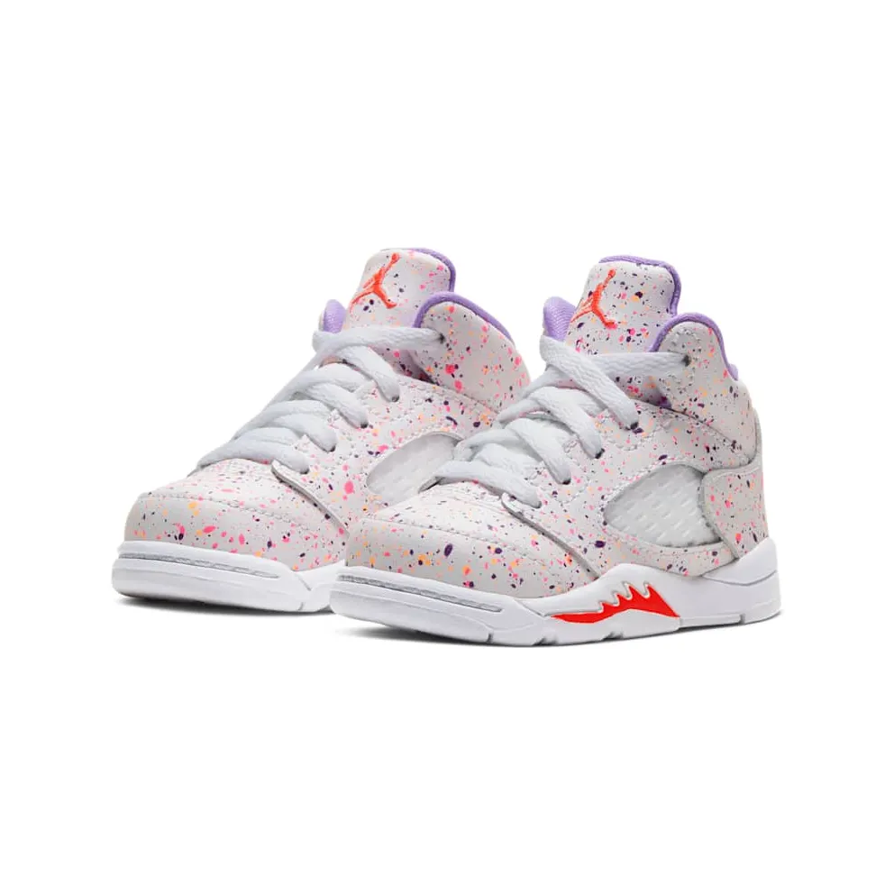 Jordan 5 Retro Easter (2020) (TD) White/Laser Crimson-Voltage Purple (CT1700-100)