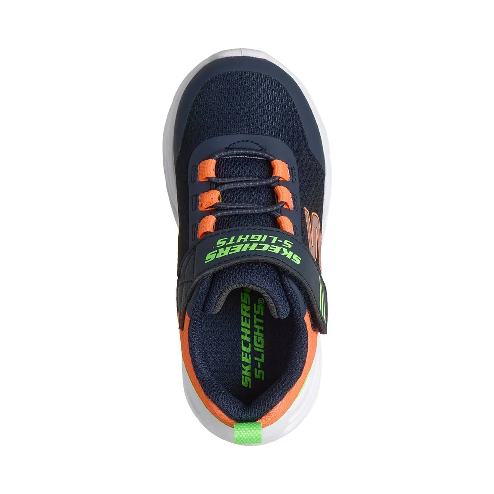Skechers S-Lights: Lil’ Glide-Step Lights Sneaker Marine